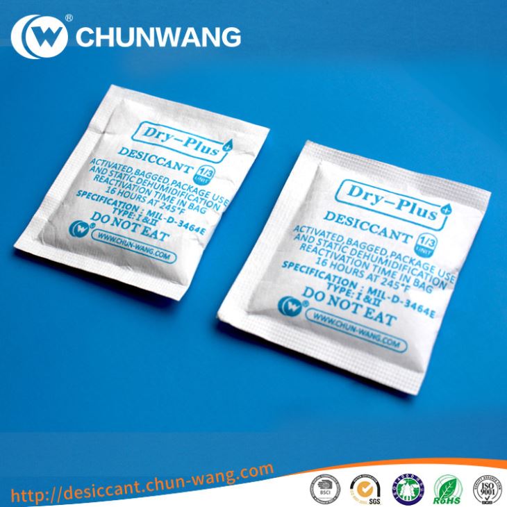 Natural clay desiccant