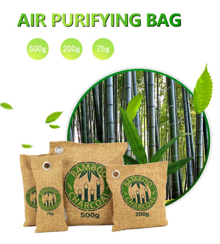 Bamboo Activated Reusable Charcoal Air Purifing Bag