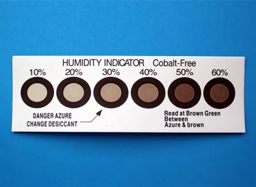 HIC To Indicate Water Content In Silica Gel
