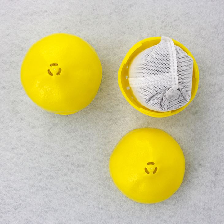 Lemon Fragrance Active Charcoal Odor Absorber Air Purifier