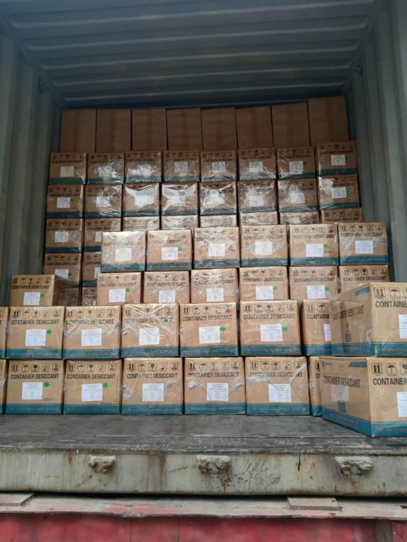 Another 2 Containers Of Desiccant Bags Loaded