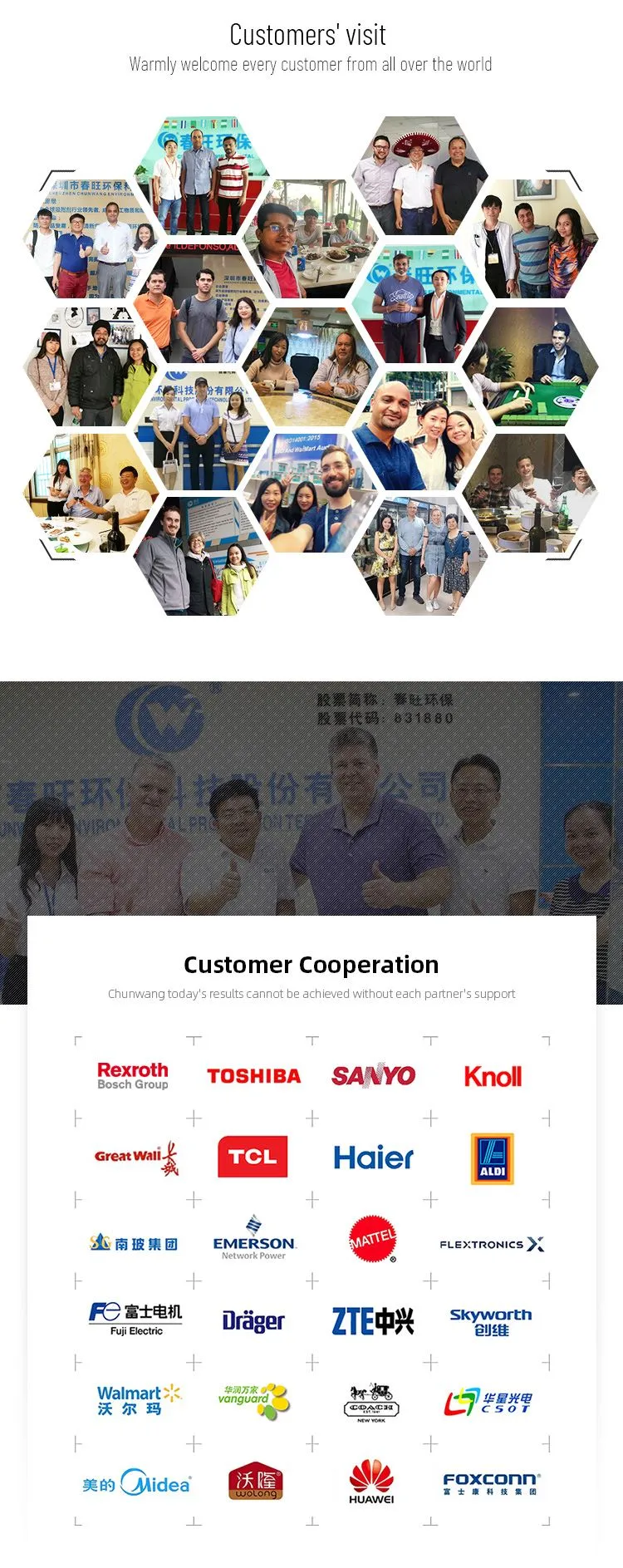 Who chose Chunwang desiccant